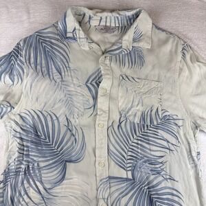 Vintage Re-Mastered Cotton-On Men's Hawaiian Floral Button Down Shirt Small
